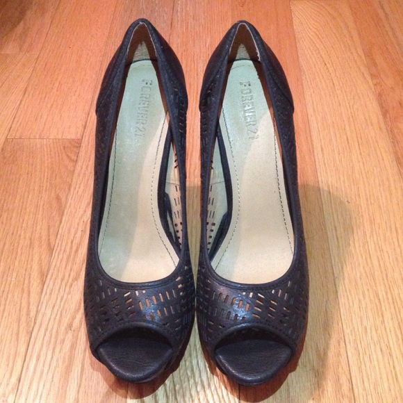 Forever 21 Black Heels