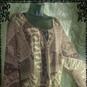 Boho Paisly HiLo Tunic