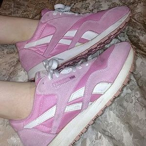 Pastel pink reeboks