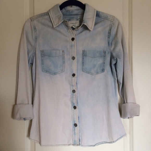 Light washed denim shirt - Picture 2 of 3