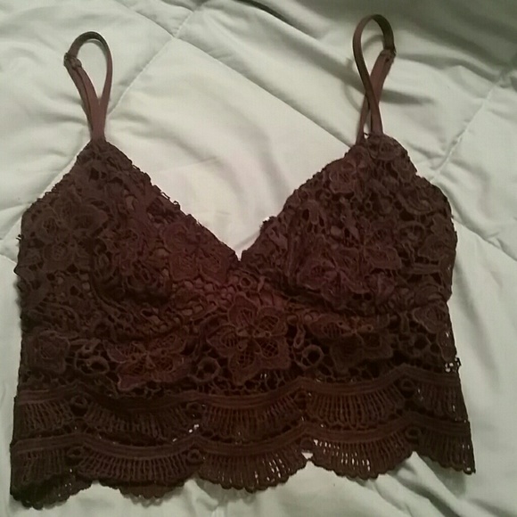 Maroon Bralette