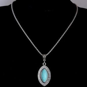 Turtle shell charm turquoise pendant necklace