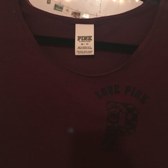 PINK scoop neck tee - Picture 2 of 2