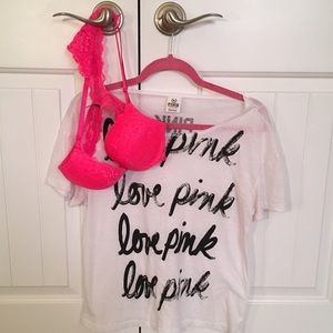Bundle set !! VS pink shirt