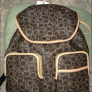 Calvin Klein Backpack Crean-Brown