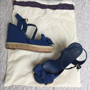 Tory Burch Espadrilles wedge. Size 9. Never worn