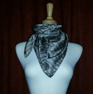 Vintage Mozart Music Notes Silk Scarf