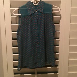 Polka dot blouse