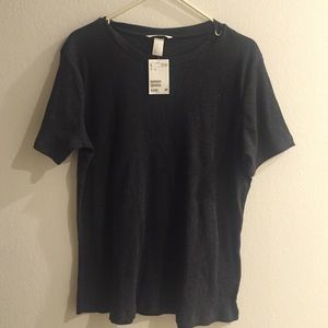 Ribbed Gray Top