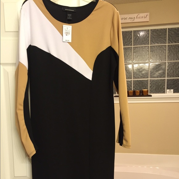 Sexy midi dress color block dress with from split.