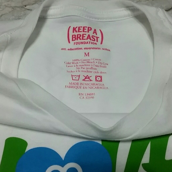 Love Your Boobies T-shirt & Bracelet Bundle! ! - Picture 2 of 4