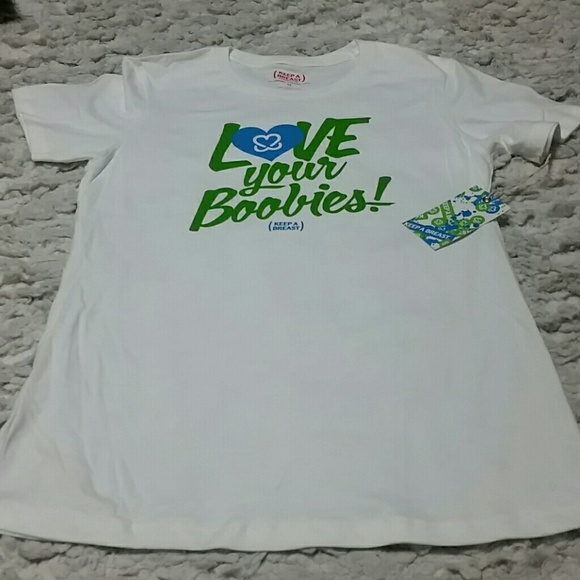 Love Your Boobies T-shirt & Bracelet Bundle! ! - Picture 3 of 4