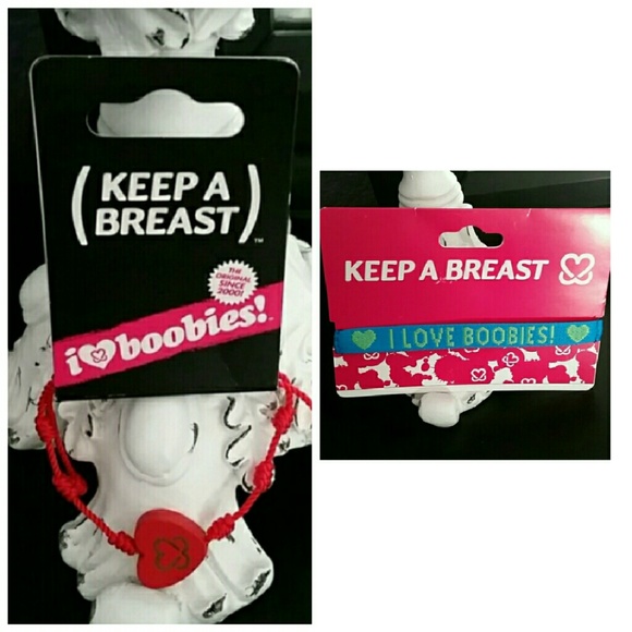 Love Your Boobies T-shirt & Bracelet Bundle! ! - Picture 4 of 4