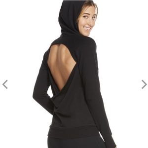 SOLD Fabletics - ginger open back hoodie