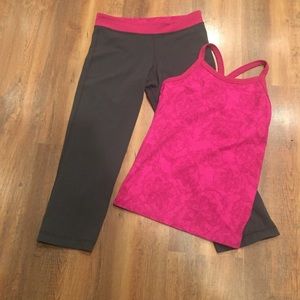 Lululemon tank and crop pants