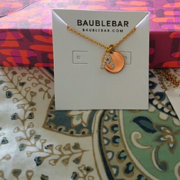 Gold Intial "A" necklace