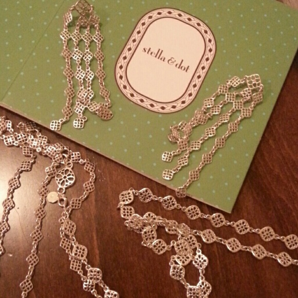 Stella & Dot Devon silver set