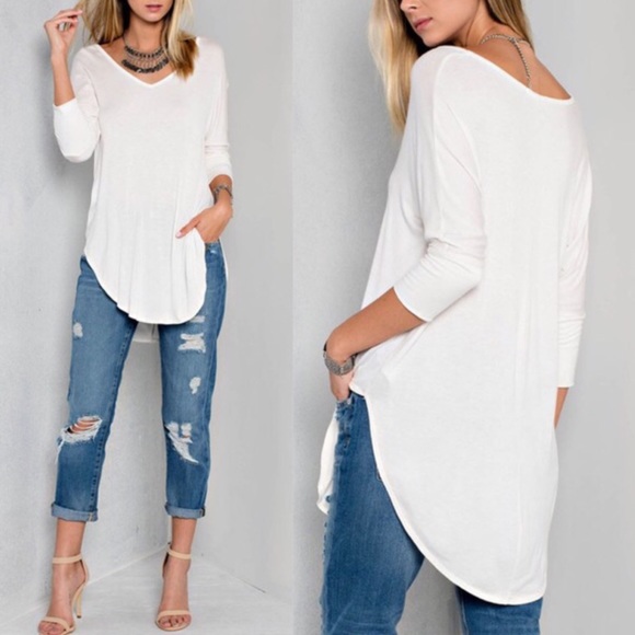 🆕KENYA super soft v neck top - TAUPE - Picture 3 of 4