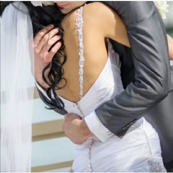 Maggie Sottero Fiorella Swarovski crystals dress - Picture 5 of 8