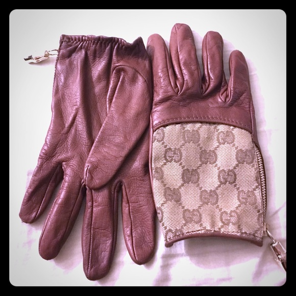 *SOLD* Gucci leather gloves