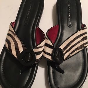 Bandolino Zebra Print Sandal