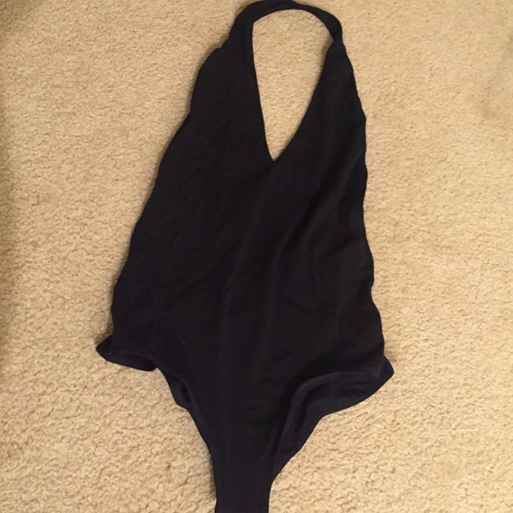 Low cut deep v body suit - Picture 1 of 3