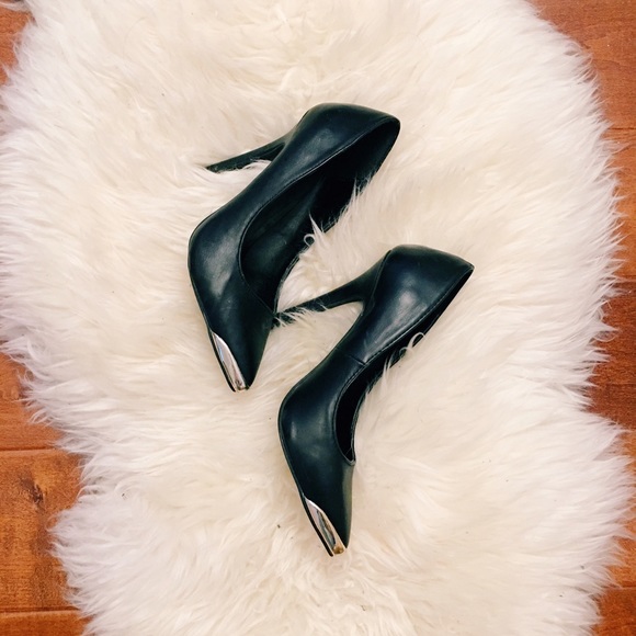 Black Heels w/ gold tips