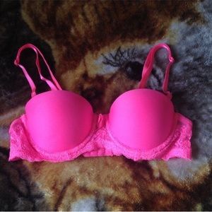 Pink Lace 34A Bra