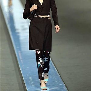 Chanel spring/summer silk pant runway collection