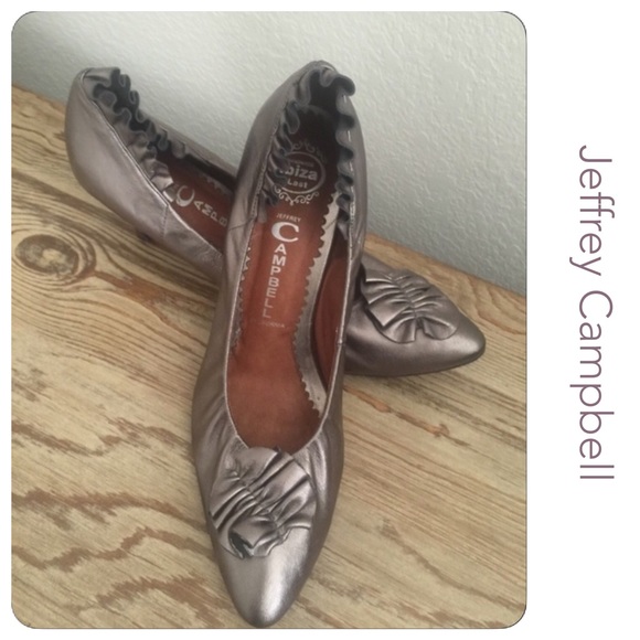 Jeffrey Campbell Pewter Heels
