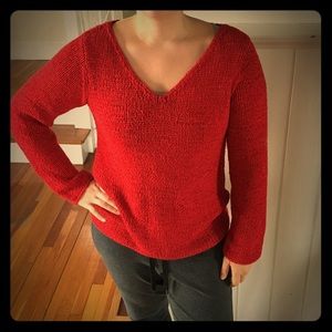 Red sweater
