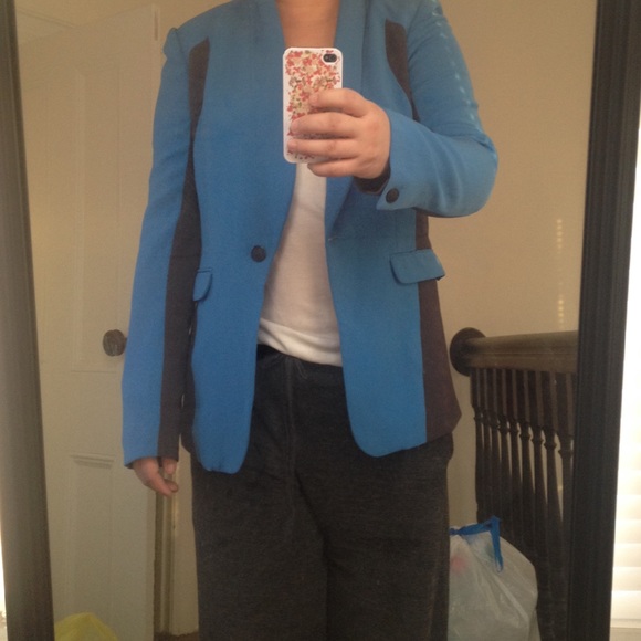 Rag & Bone Blue and Black Blazer