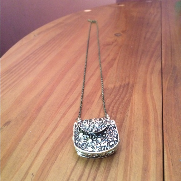 Vintage Bag Pendant w/ Chain - Picture 3 of 4