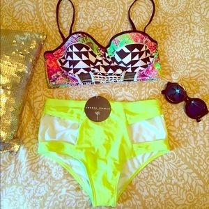 River Island Bikini Top and Andrea Iyamah bottoms