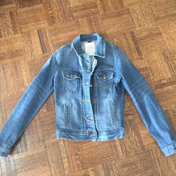 j crew factory jean jacket