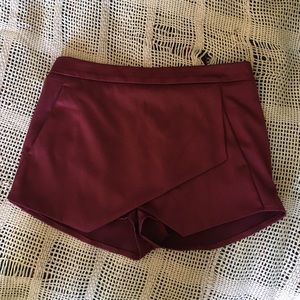Express wine dress shorts WITH POCKETS
