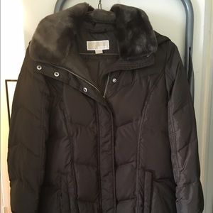 Michael Kors Brown Down Jacket