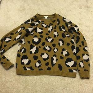 🎉 SALLLE 🎉Cheetah Print Sweater