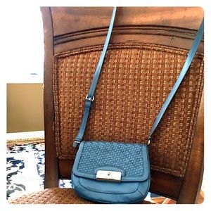 Small Coach Shoulder Bag in Blue