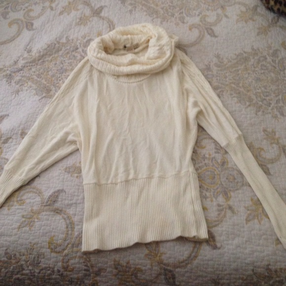 Faux turtleneck