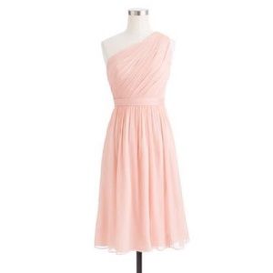 J. Crew Kylie Bridesmaid Dress Size 2 Misty Rose