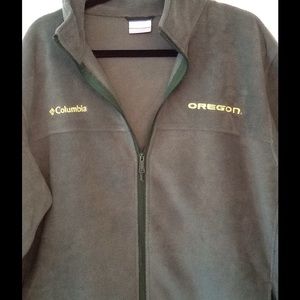 Columbia Fleece Oregon Ducks men's size XXL