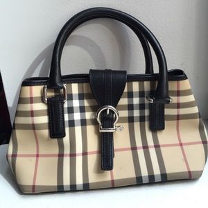 Authentic Burberry handbag.