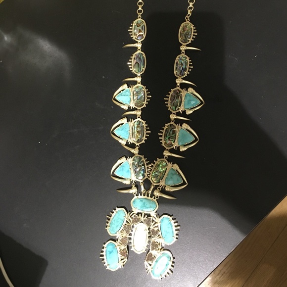 ISO Kendra Scott Odessa in Blue Playa - Picture 2 of 2