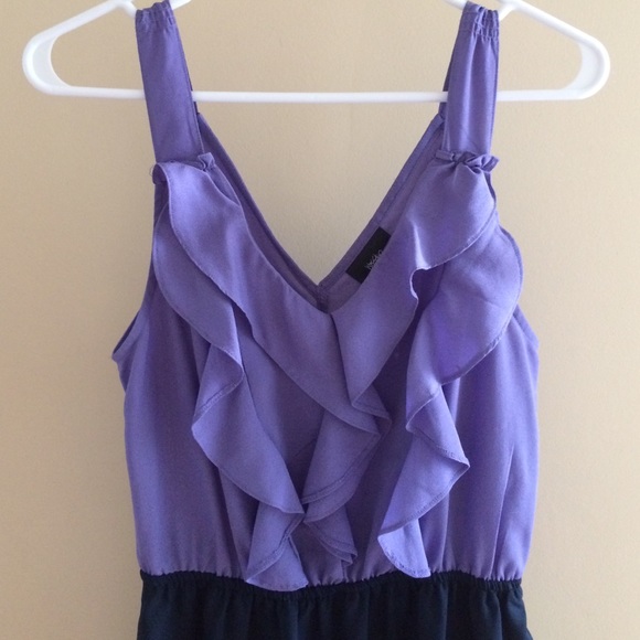 Lavender Ruffle Dress - Picture 2 of 3