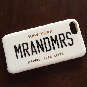 Mr and Mrs Kate Spade Hybrid Case iPhone 5/5s