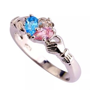 Silver Claddagh ring