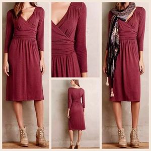 Anthropologie GALENA Midi Dress Medium NEW