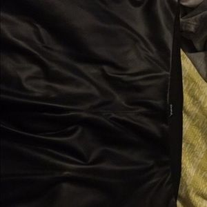 Faux leather leggings