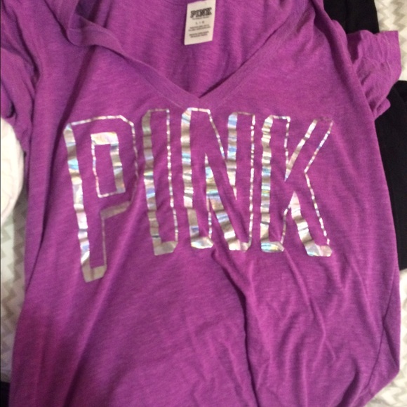 Purple PINK large t-shirt